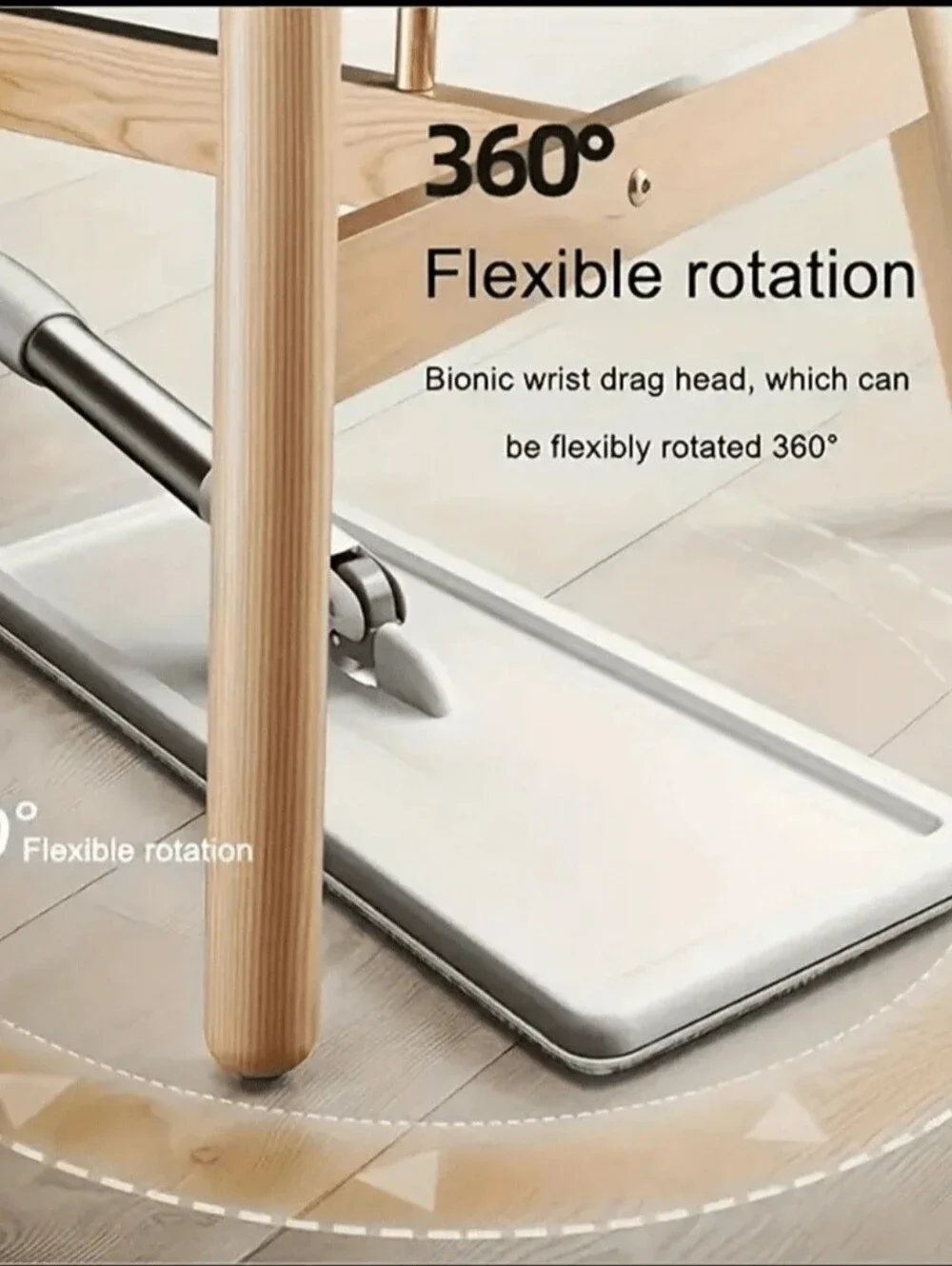 Hand Free Flat Floor Mop And Bucket Set For Professional Home Floor Cleaning